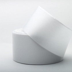 Wstążka satynowa Biały 50mm Rolka 33 m.