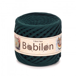 T-shirt Yarn Bobilon medium 7-9 mm Ultramarine Green