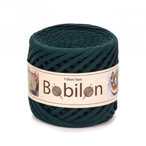 T-shirt Yarn Bobilon medium 7-9 mm Ultramarine Green