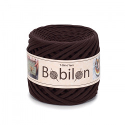 T-shirt Yarn Bobilon Mini 5-7 mm Hot Chocolate