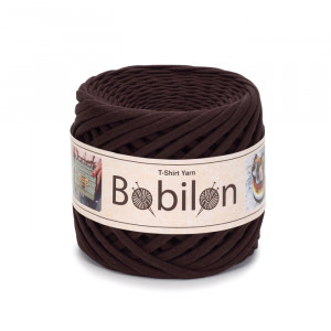 T-shirt Yarn Bobilon Mini 5-7 mm Hot Chocolate