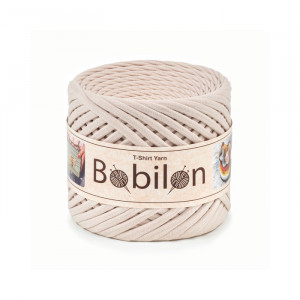 T-shirt Yarn Bobilon Mini 5-7mm Ivory