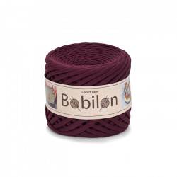 T-shirt Yarn Bobilon Mini 5-7mm Marsala