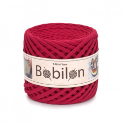 T-shirt Yarn Bobilon Mini 5-7 mm Ruby