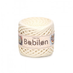 T-shirt Yarn Bobilon Mini 5-7mm Vanilla