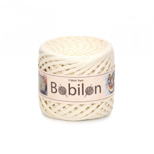 T-shirt Yarn Bobilon Mini 5-7mm Vanilla