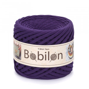T-shirt Yarn Bobilon medium 7-9 mm Violet