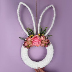 Wieniec wielkanocny Królik d=26 cm, h=50 cm