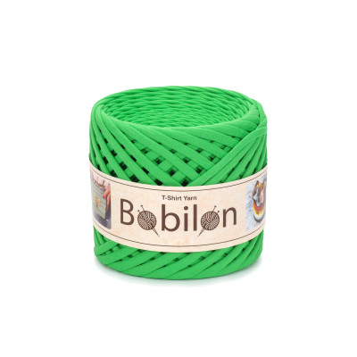 T-shirt Yarn Bobilon Mini 5-7 mm Green Apple