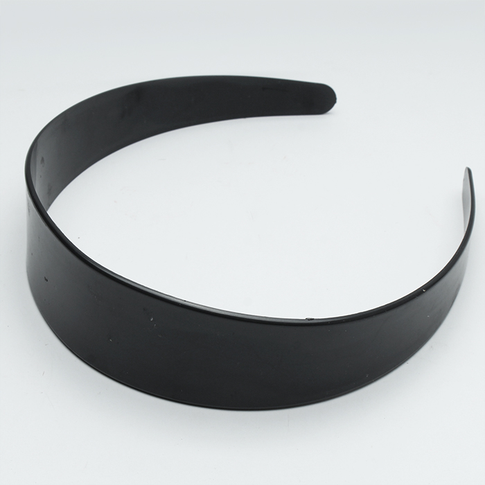 Baza Opaski do włosów 40 mm plastikowa - Czarna