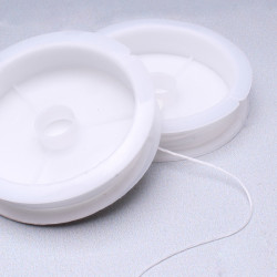 Żyłka Gumka Płaska silikonowa Elastyczna 1 mm - 10 m