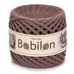 T-shirt Yarn Bobilon Maxi 9-11mm Cocoa