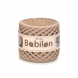 T-shirt Yarn Bobilon Mini 5-7mm Caramel