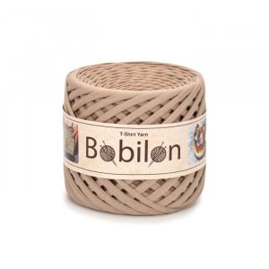T-shirt Yarn Bobilon Mini 5-7mm Caramel