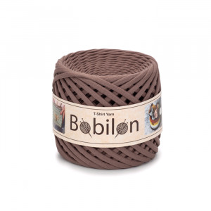 T-shirt Yarn Bobilon Mini 5-7mm Cocoa
