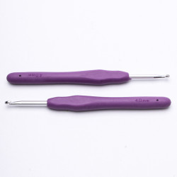 Szydełko z silikonową rączką 4 mm