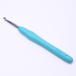 Szydełko z silikonową rączką 5 mm