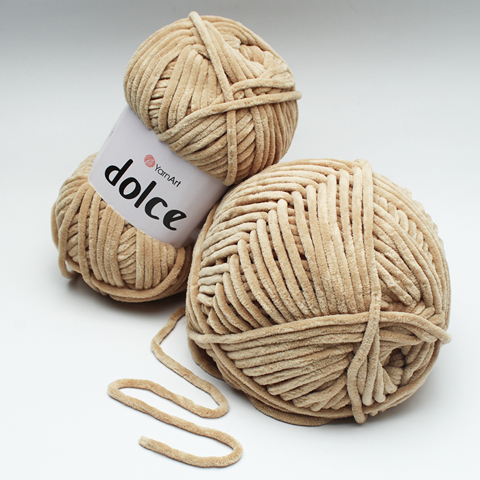 Włóczka YarnArt Dolce - 747 Jasna Beżowy 100g - 120m