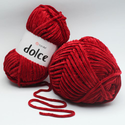 Włóczka YarnArt Dolce - 752 Bordowy 100g - 120m