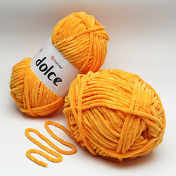 Włóczka YarnArt Dolce - 853 Pomarańczowy 100g - 120m