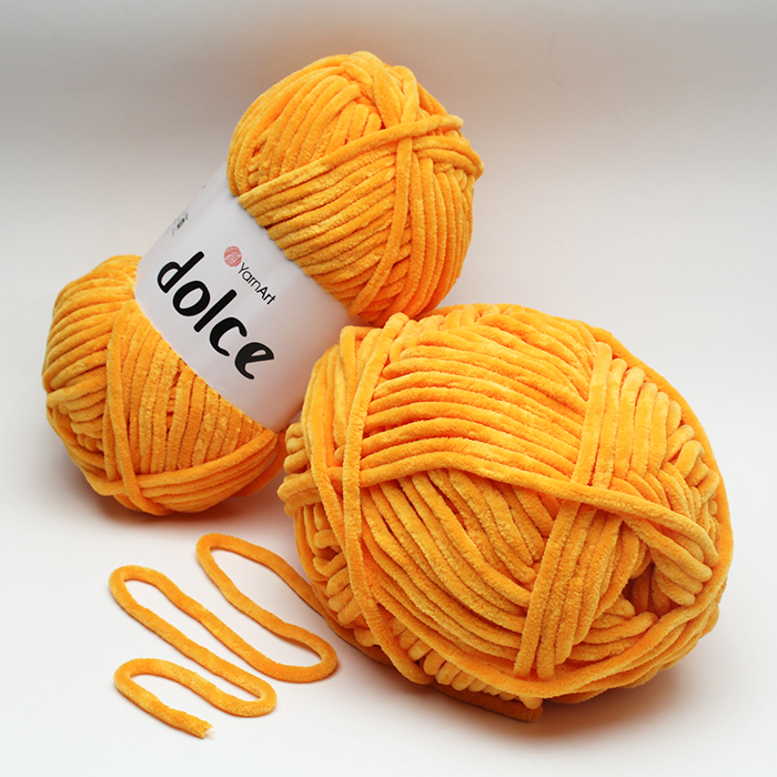 Włóczka YarnArt Dolce - 853 Pomarańczowy 100g - 120m