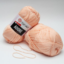 Włóczka YarnArt Adore AntiPilling - 340 Łososiowy 100g - 280m