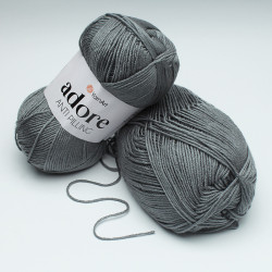 Włóczka YarnArt Adore AntiPilling - 342 Szara 100g - 280m