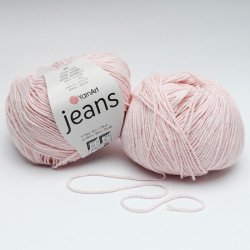 Włóczka YarnArt Jeans - 18 Jasny Różowy 50g - 160m