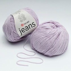 Włóczka YarnArt Jeans - 19 jasna lawenda 50g - 160m