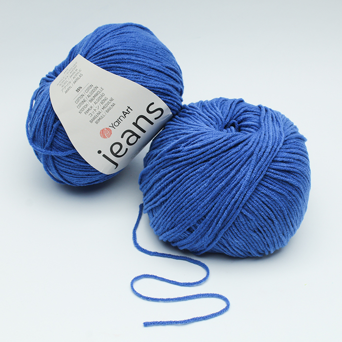 Włóczka YarnArt Jeans - 47 Chabrowy 50g - 160m