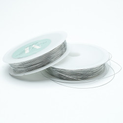 Drut miedziany na szpuli 0,3 mm x 50 m - kolor srebro