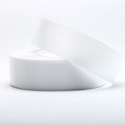 Wstążka satynowa Biały 25 mm, odcięta na 3 metry   