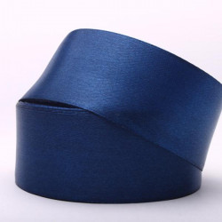 Wstążka satynowa Granatowa 40 mm, odcięta na 3 metry     