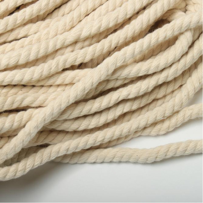 Lina bawełniana kręcona Dekoracyjna 8 mm - 5 m