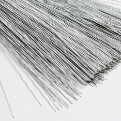 Drucik florystyczny Biały 0,4 mm dł. 60 cm - drut ozdobny do kwiatów