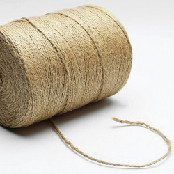 Sznurek jutowy ozdobny Szpagat naturalny pakowy juta 2 mm 135 m (150g)
