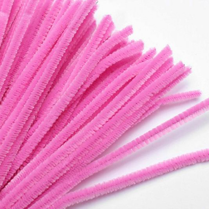 Druciki kreatywne 30 cm Różowe