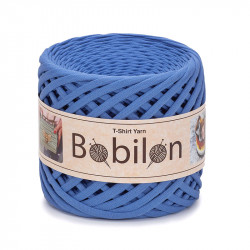 T-shirt Yarn Bobilon medium 7-9 mm Cornflower