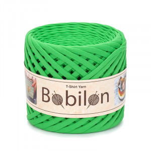 T-shirt Yarn Bobilon medium 7-9 mm Green Apple