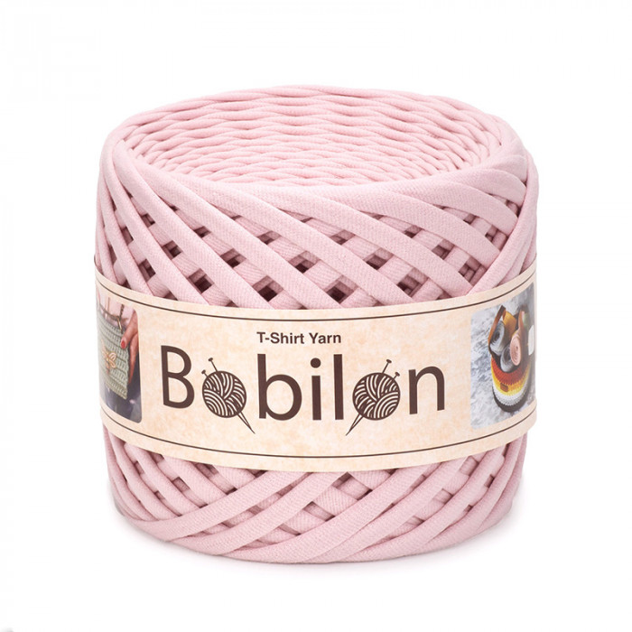 T-shirt Yarn Bobilon medium 7-9 mm Blush Pink