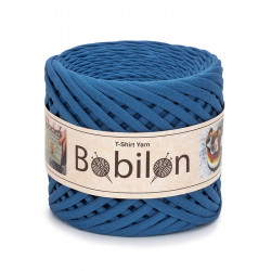 T-shirt Yarn Bobilon medium 7-9 mm Blue Jeans
