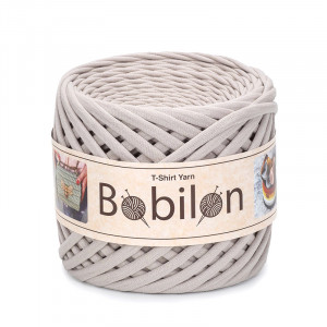 T-shirt Yarn Bobilon medium 7-9 mm Stone