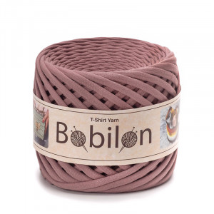 T-shirt Yarn Bobilon medium 7-9 mm Lilac