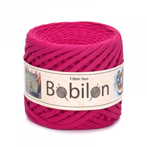 T-shirt Yarn Bobilon medium 7-9 mm Hot Pink