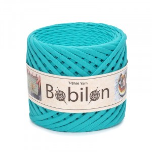 T-shirt Yarn Bobilon medium 7-9 mm Tiffany