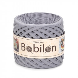 T-shirt Yarn Bobilon medium 7-9 mm Space Gray