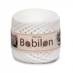 T-shirt Yarn Bobilon medium 7-9 mm Ice-Cream