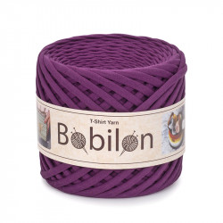 T-shirt Yarn Bobilon medium 7-9 mm Plum Pie