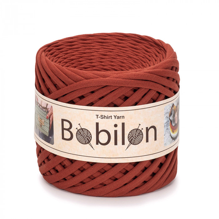T-shirt Yarn Bobilon medium 7-9 mm Canyon