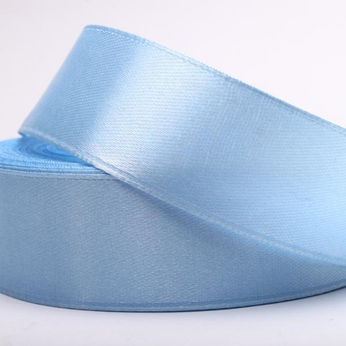 Wstążka satynowa Niebieski 25 mm, odcięta na 3 metry 